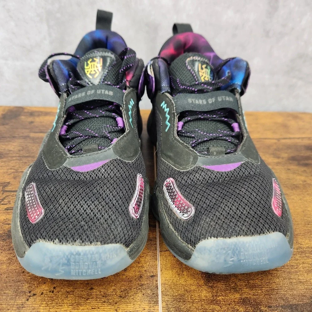 Adidas D.O.N Issue‎ #3 Stars of Utah Basketball Shoes Mens 6.5 Black Sneakers